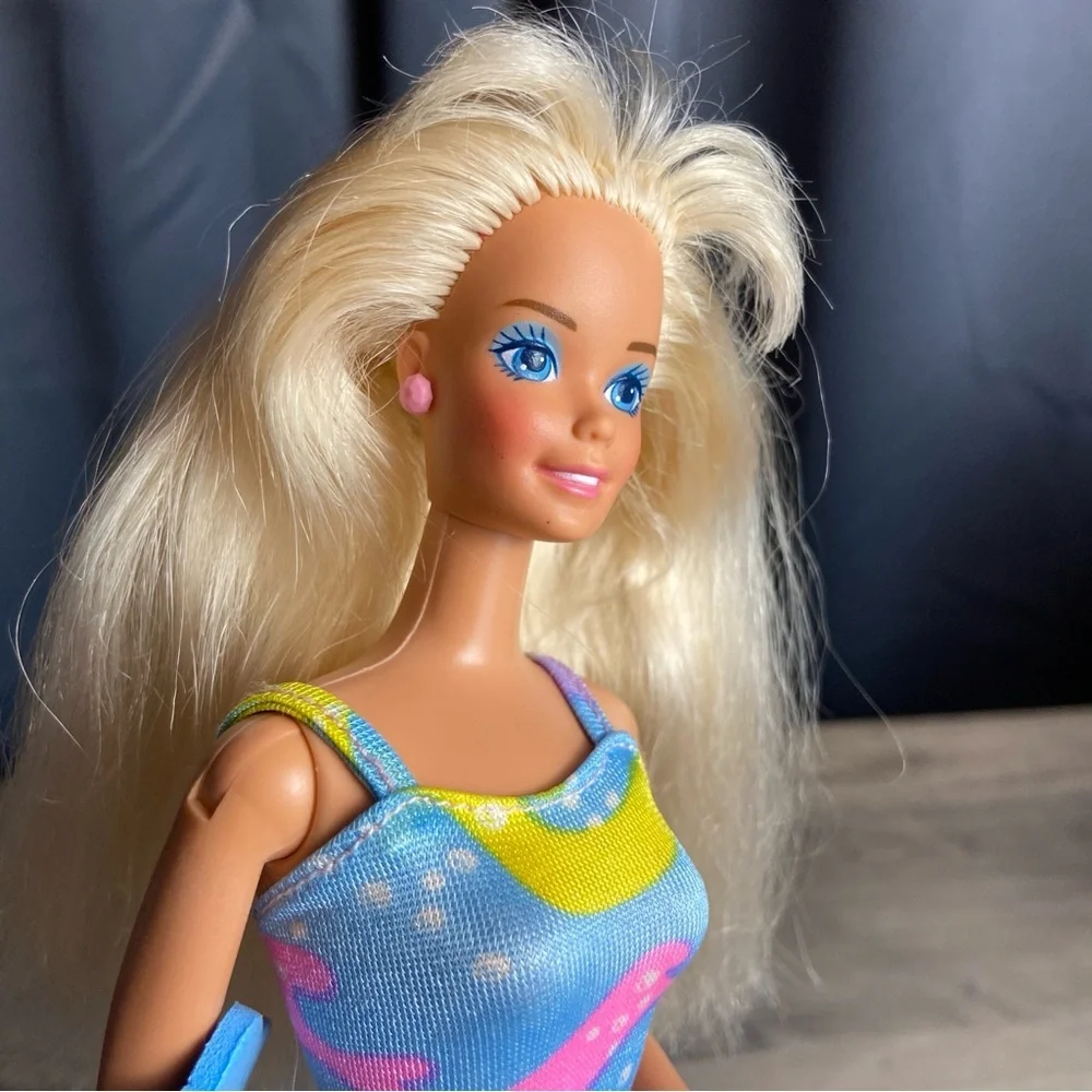 1990 Bathtime Fun Barbie doll by‎ Mattel, Blonde Hair Blue Eyes